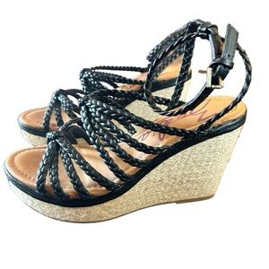 Zodiac Shana Espadrille Wedge Sandal Size 8.5